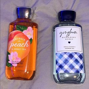 Two Shower gels